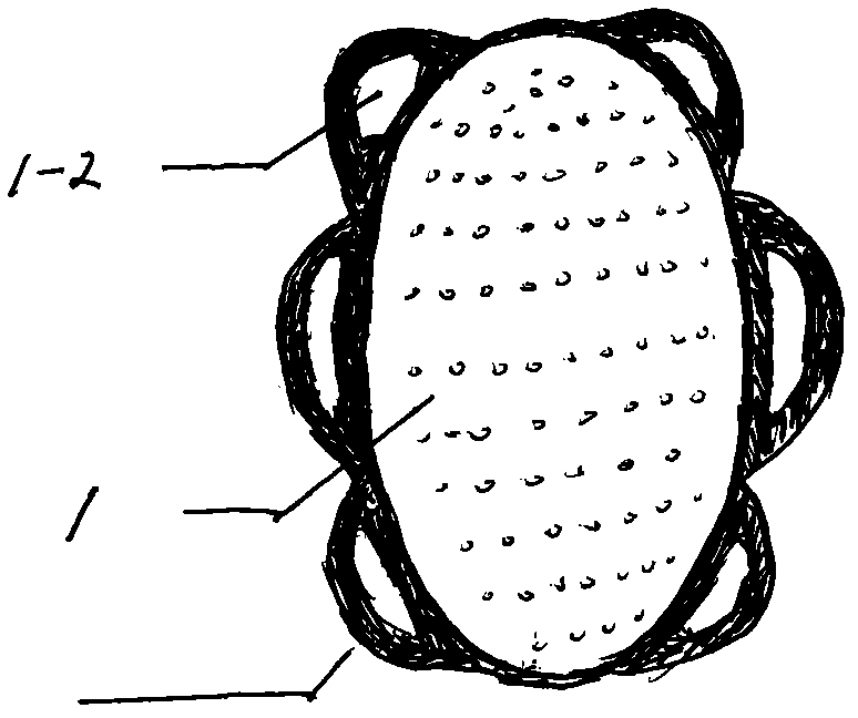 Axillary region postoperation pressure dressing water sac