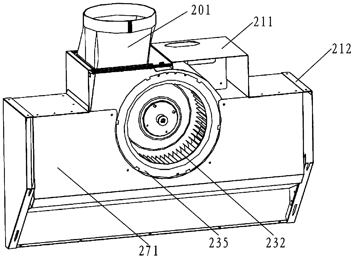 A range hood with double air intake structure