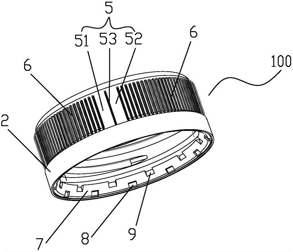 Laser marking method for plastic bottle caps