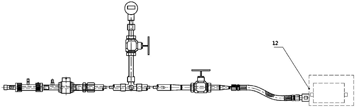 Neutron flux tube inspection integrated device