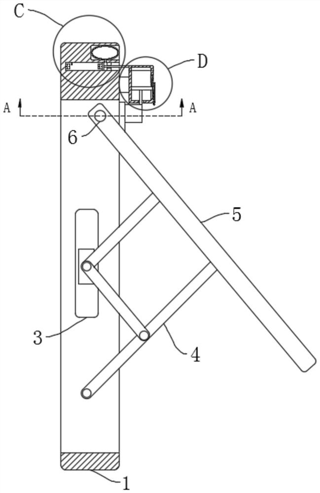 High-altitude building suspended sash window rainproof system