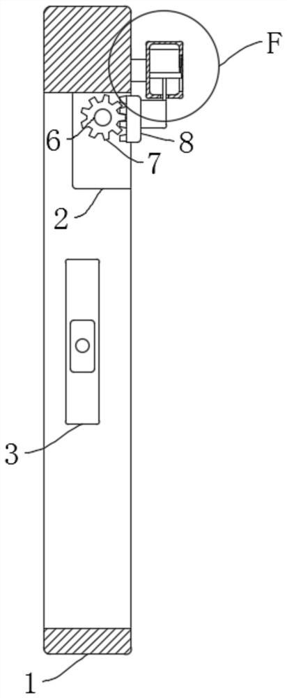 High-altitude building suspended sash window rainproof system