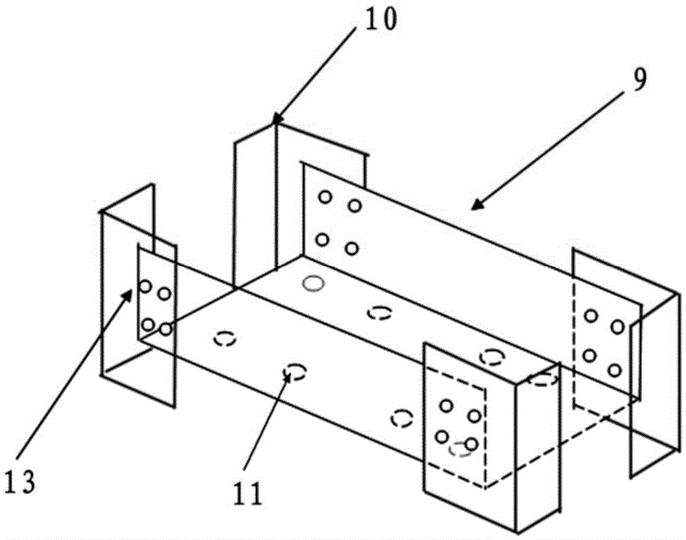 A beam riveting fixture