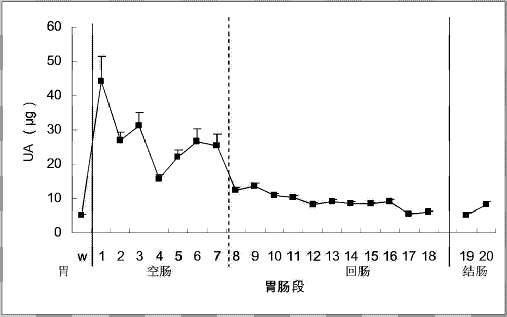 Preparation and application of uric acid lowering oral medicine