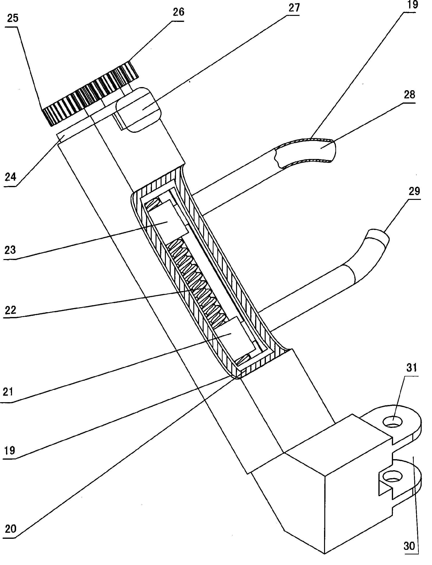 Multifunctional pole-climbing robot