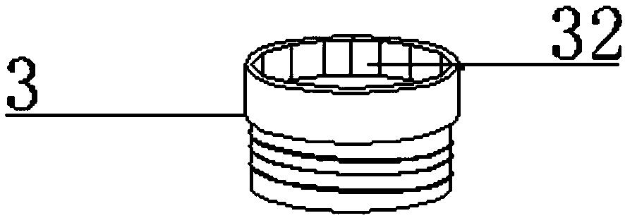 Biological sample vitrified cryopreservation device