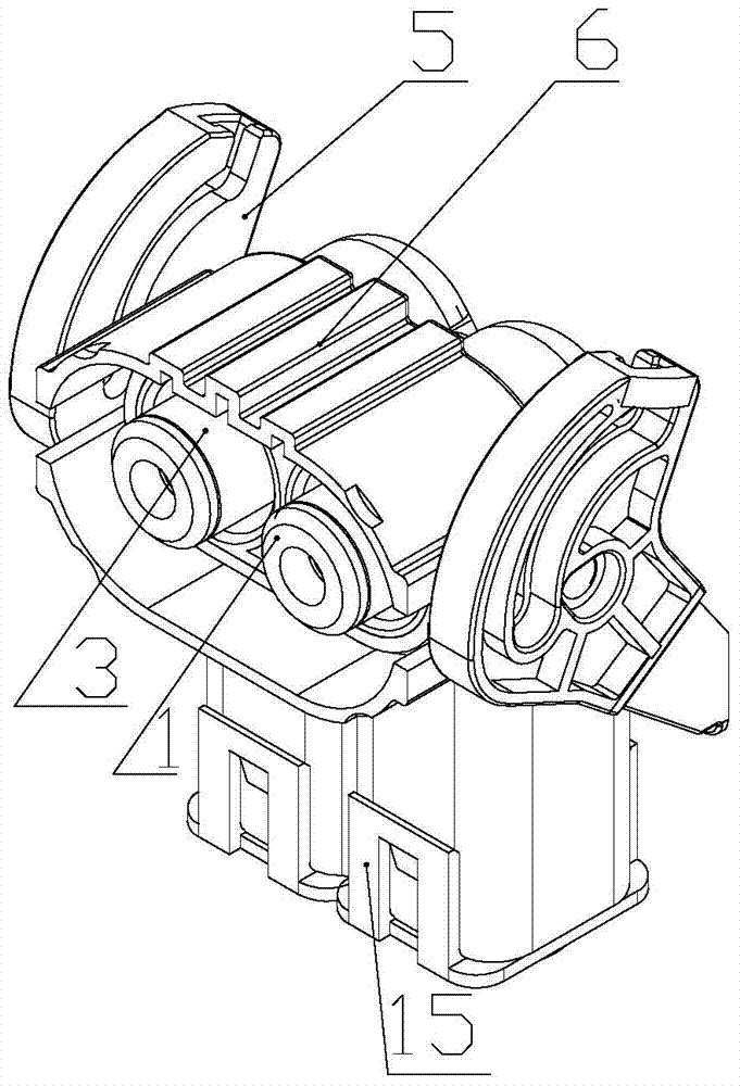 Bend-type outgoing line high-voltage shielding electric connector plug