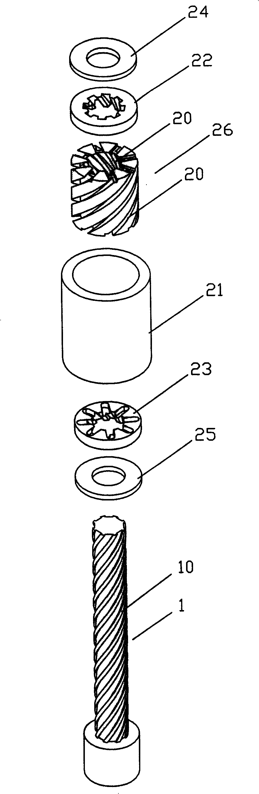 Multi-head ball screw device