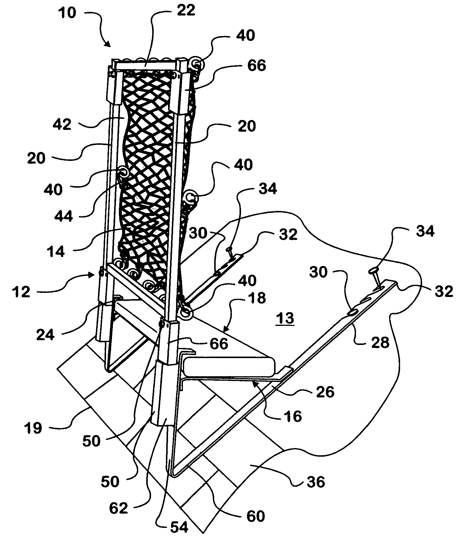 Roof retaining apparatus