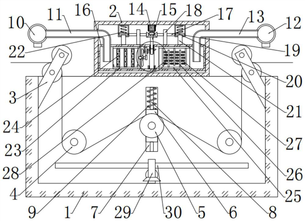 Textile fabric dyeing device