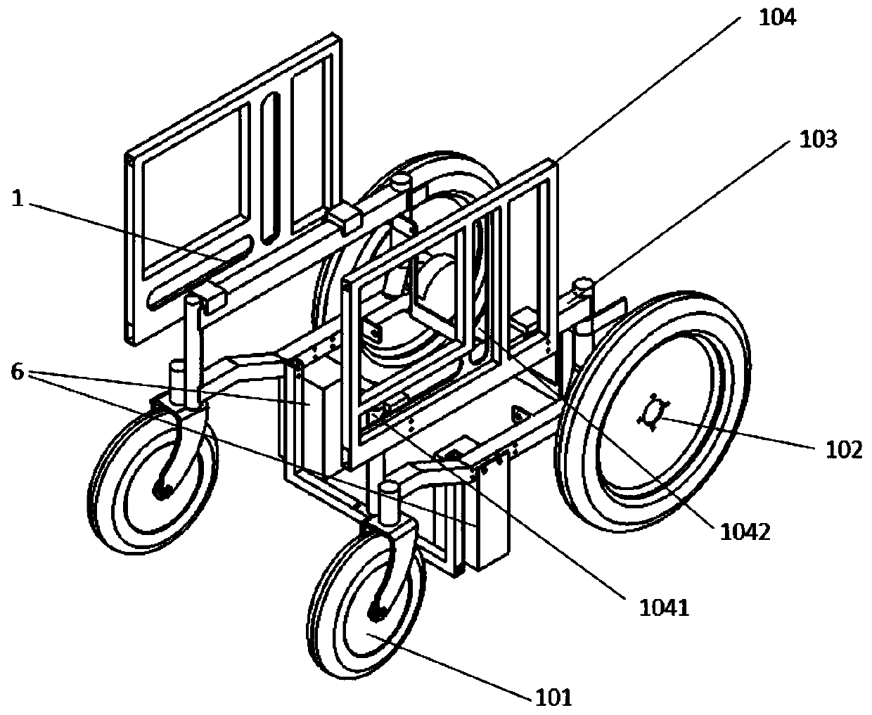 Multifunctional training wheelchair