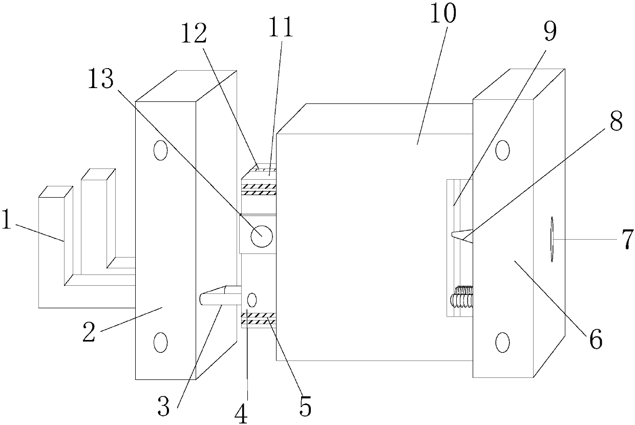 Ejector pin pushing device for plastic mold