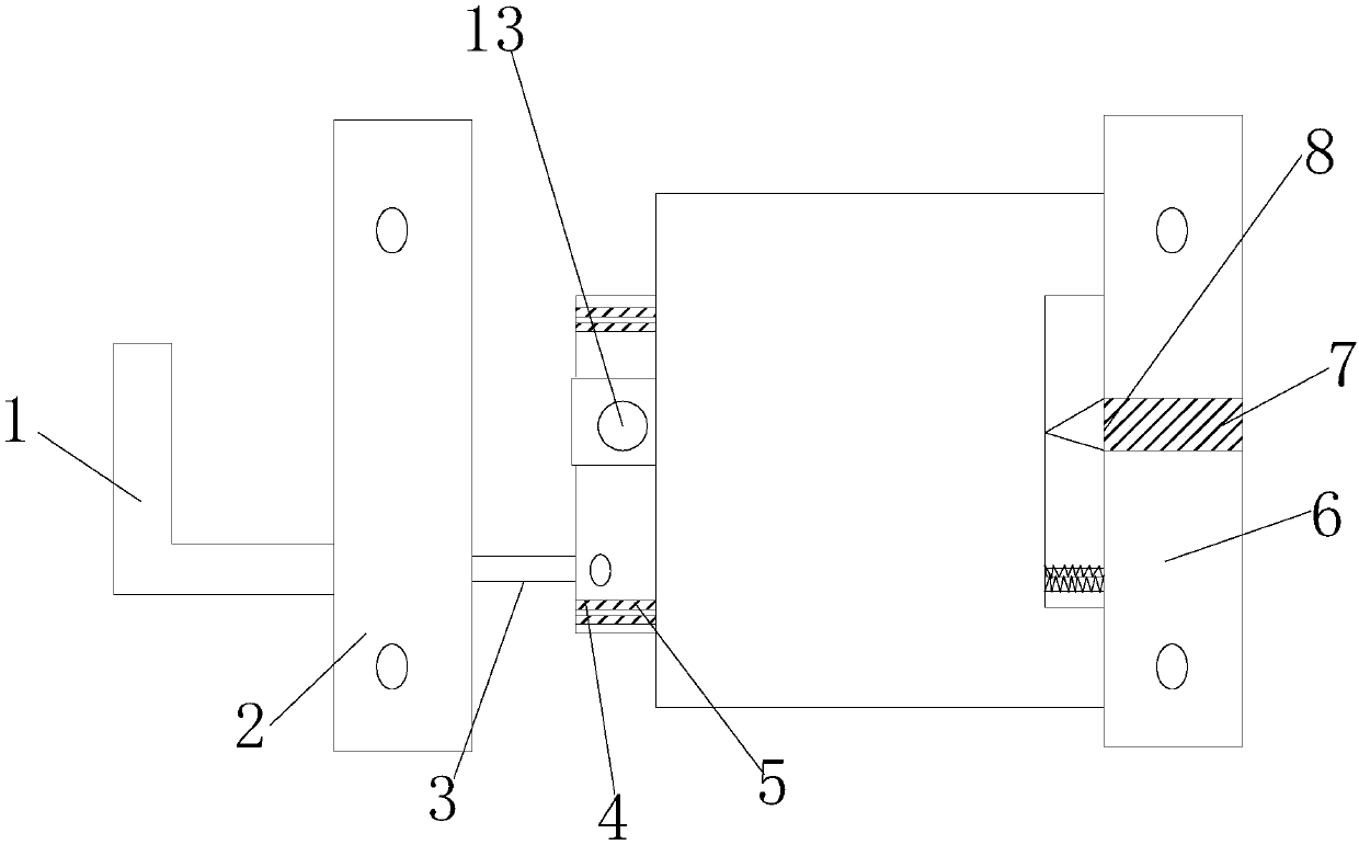 Ejector pin pushing device for plastic mold