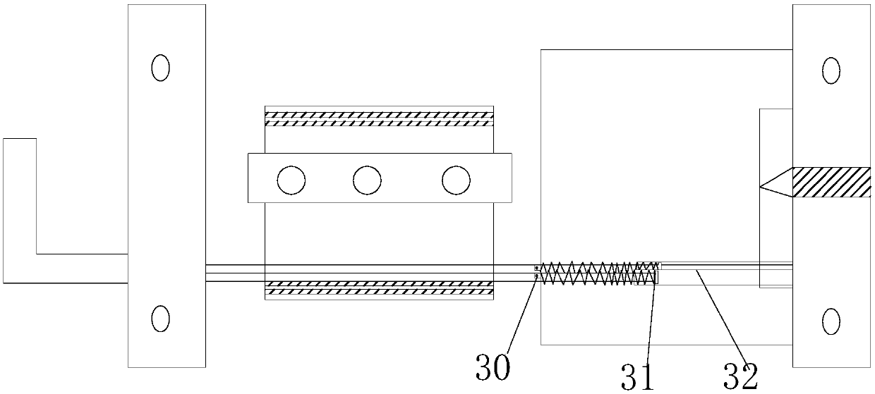 Ejector pin pushing device for plastic mold