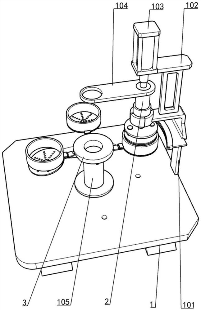 Kitchen garbage solid-liquid separation device based on rotary extrusion