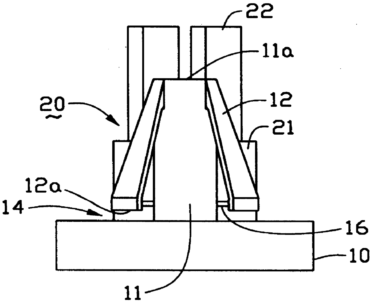 Panel attachment for electrical connector