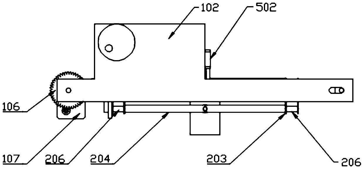 Operation method for intermittent paperboard conveying mechanism