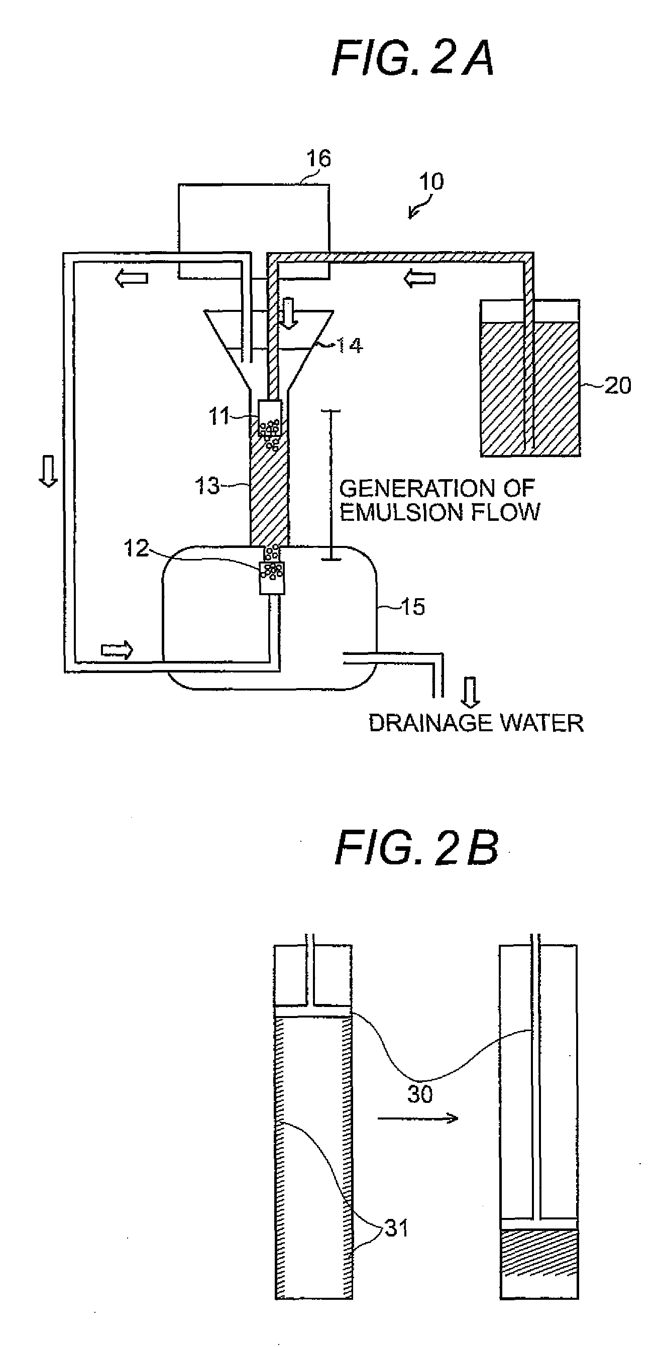 Continuous collection method of particle component in aqueous solution and apparatus therefor