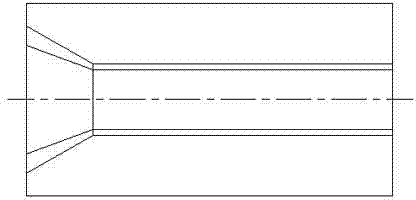 Special-shaped boat for controlling sintering flexural deformation of long trumpet-shaped hard alloy nozzle pipe