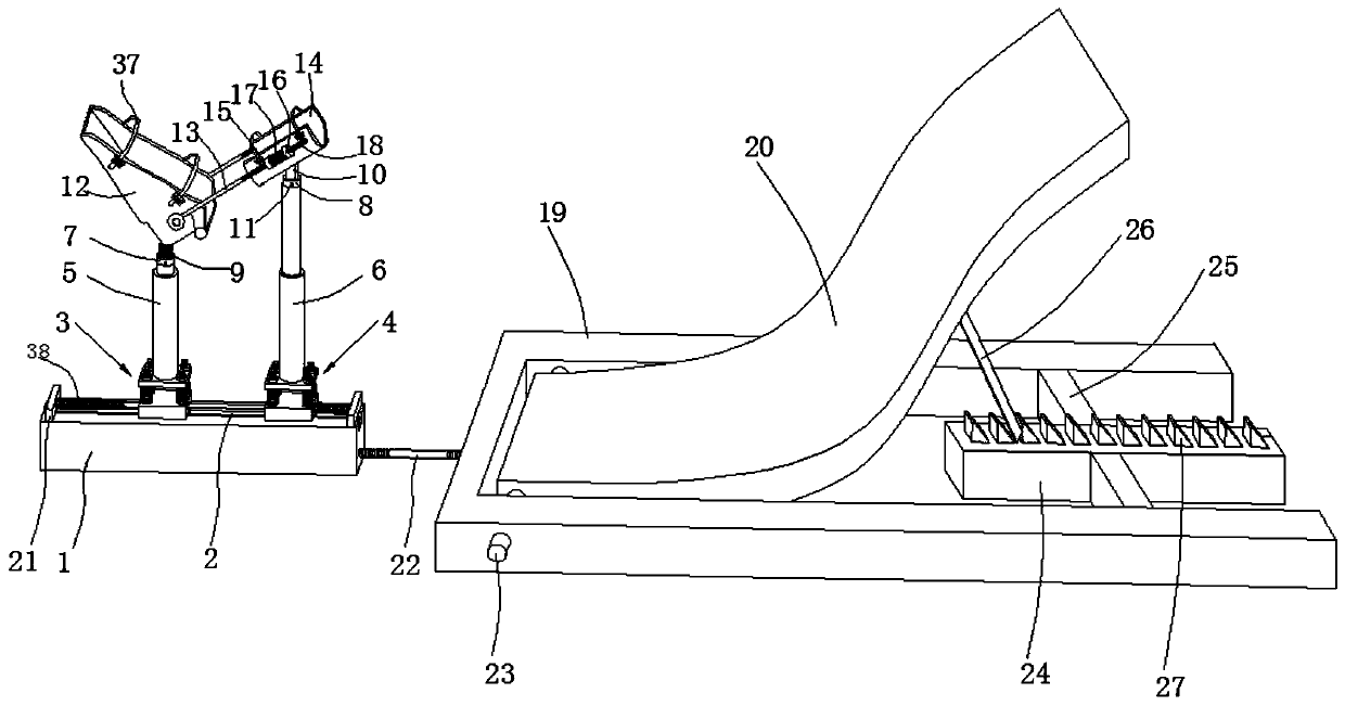 Orthopedic knee joint postoperative functional exercising device