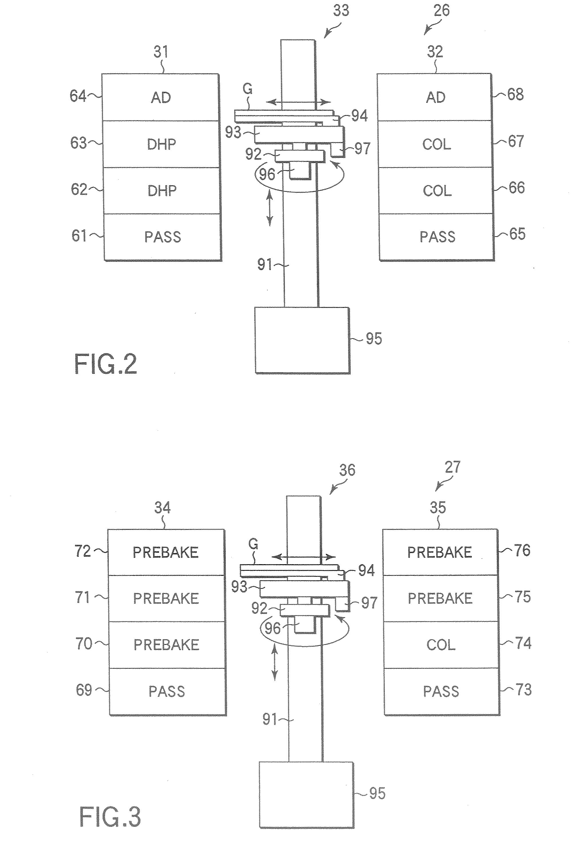 Stage apparatus and application processing apparatus