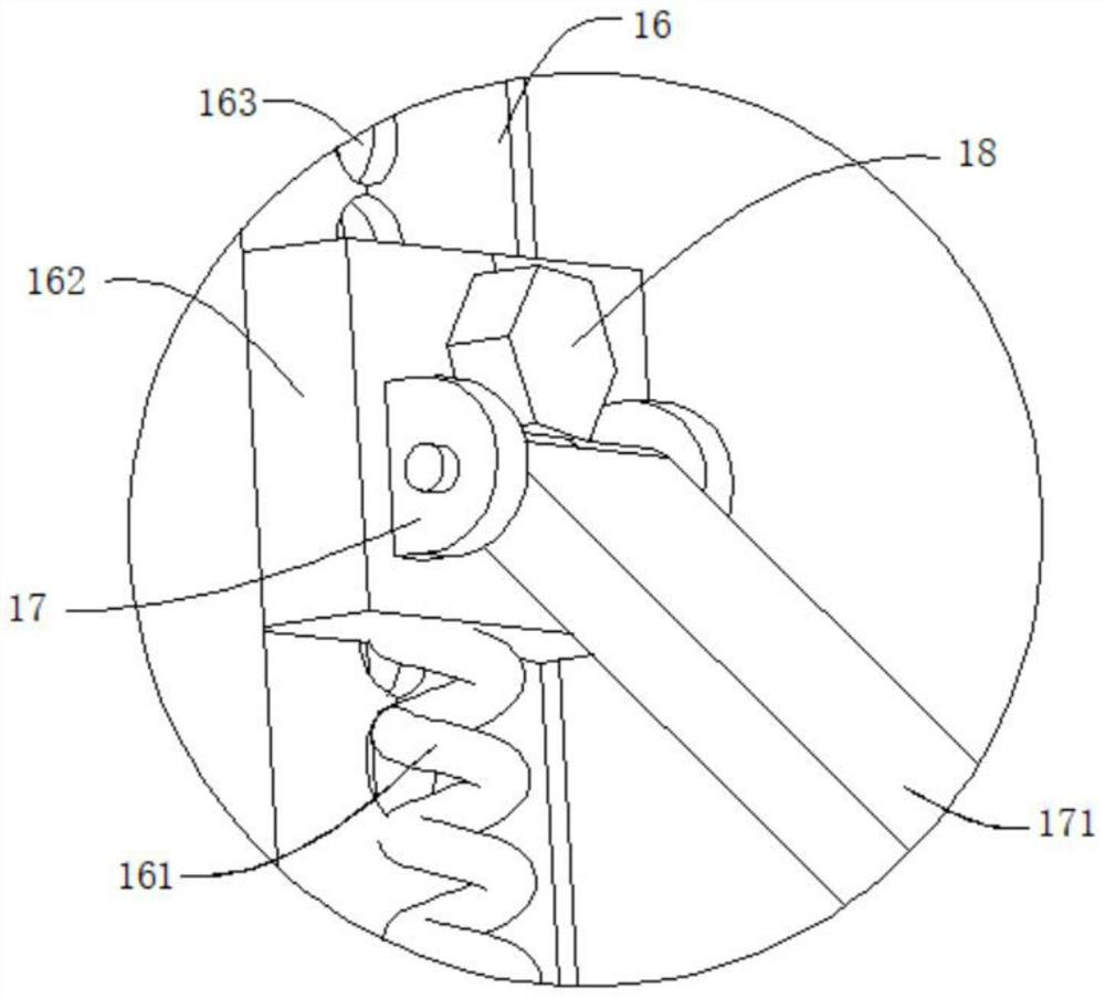 Supporting device for TBM end well excavating equipment for subway construction