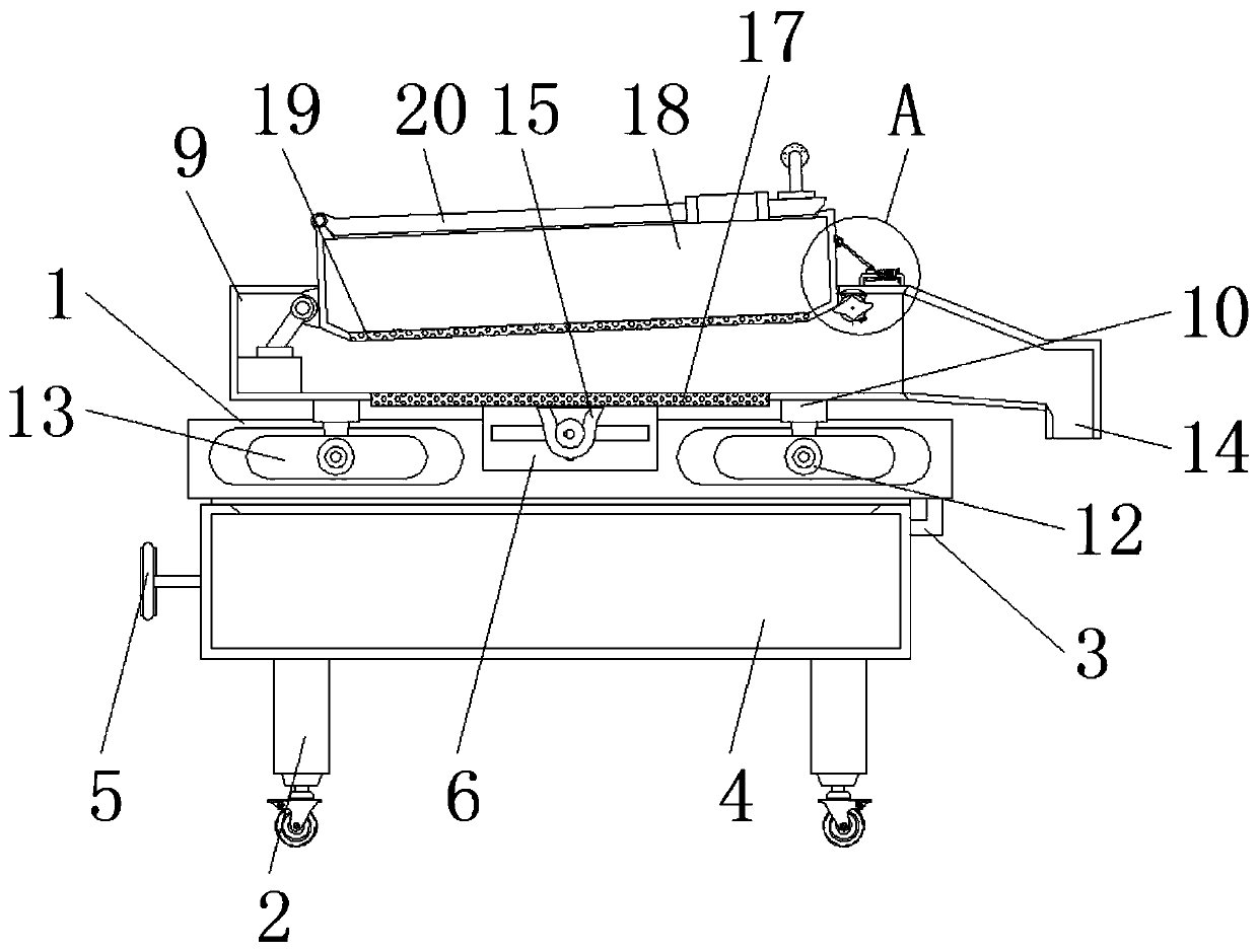 Automatic carbon molecule particle screening device