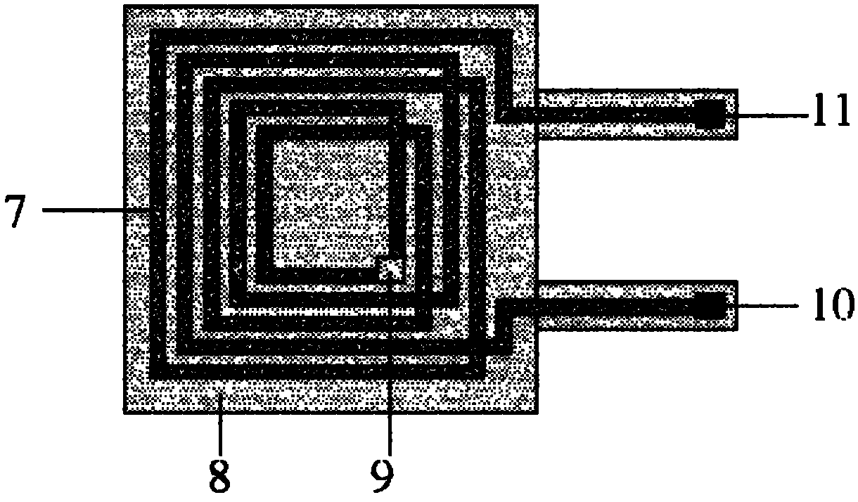 Micro broadband electromagnetic type vibration energy collector