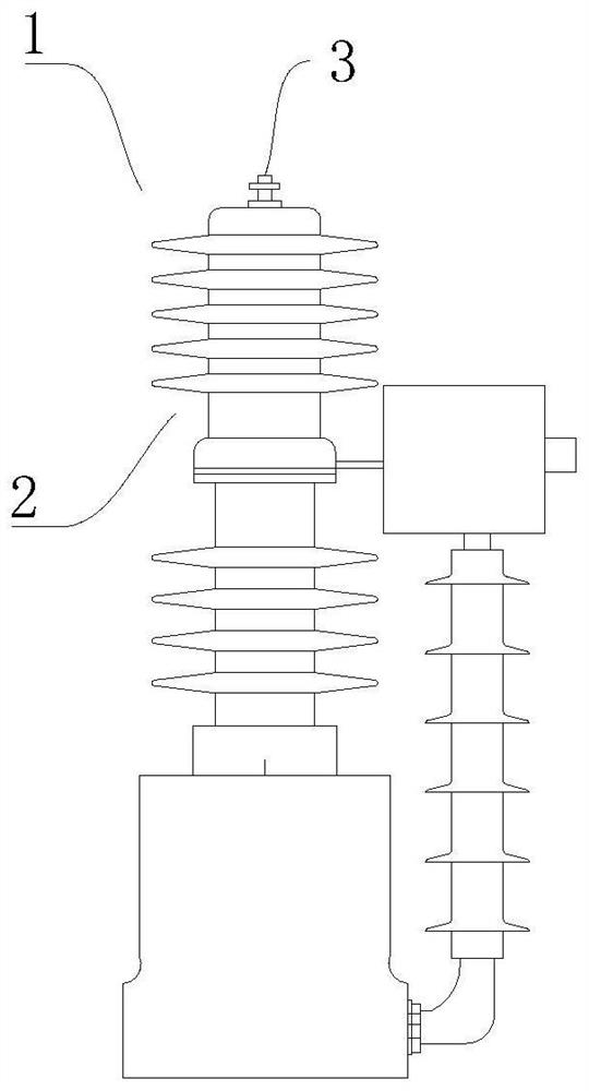 Outdoor high-voltage vacuum circuit breaker