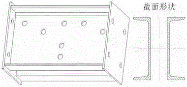 An aircraft wing large deformation test loading device