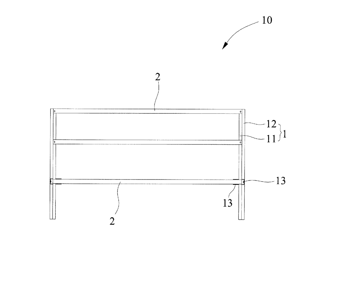 Bedhead frame and bed frame structure having the bedhead frame