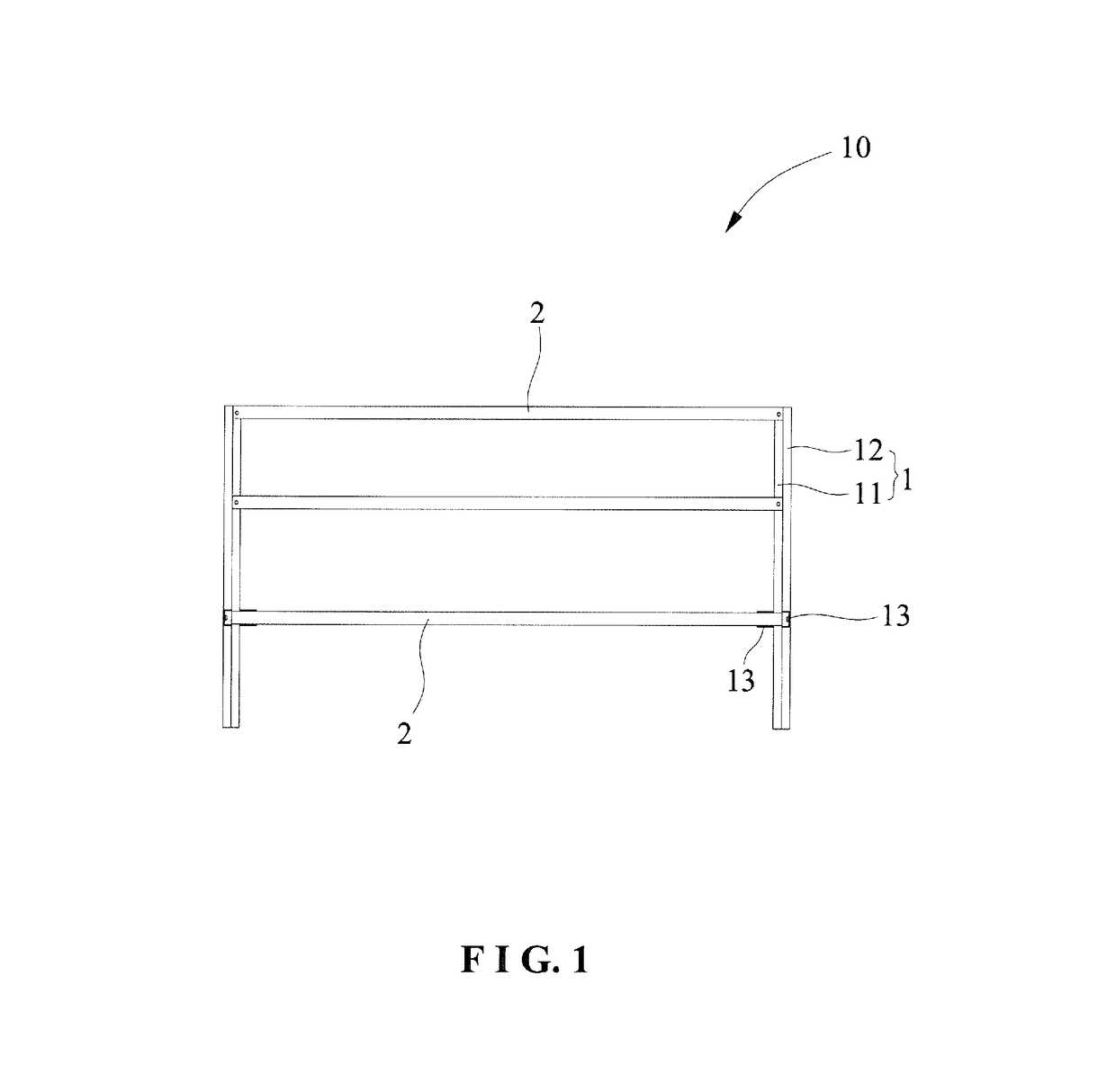 Bedhead frame and bed frame structure having the bedhead frame