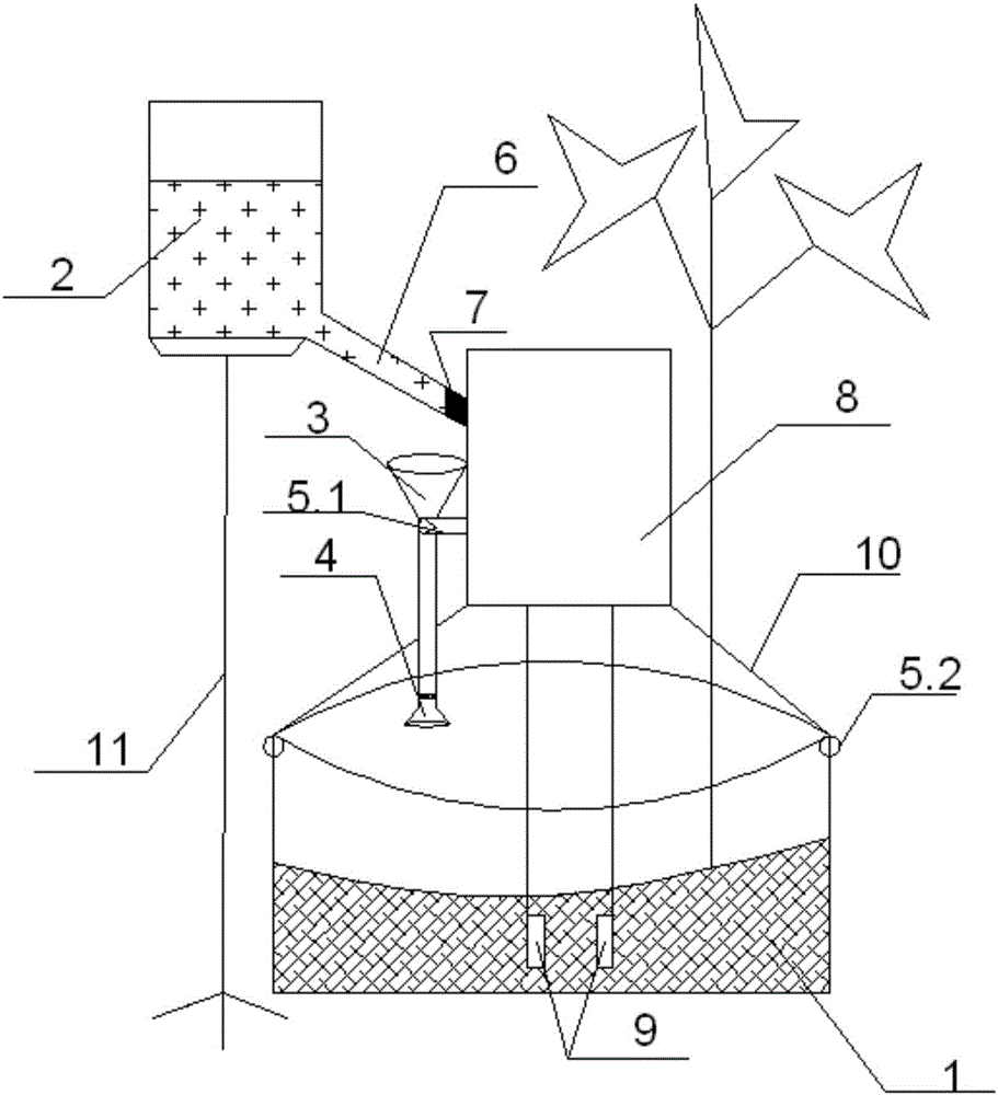 Automatic potted plant watering device