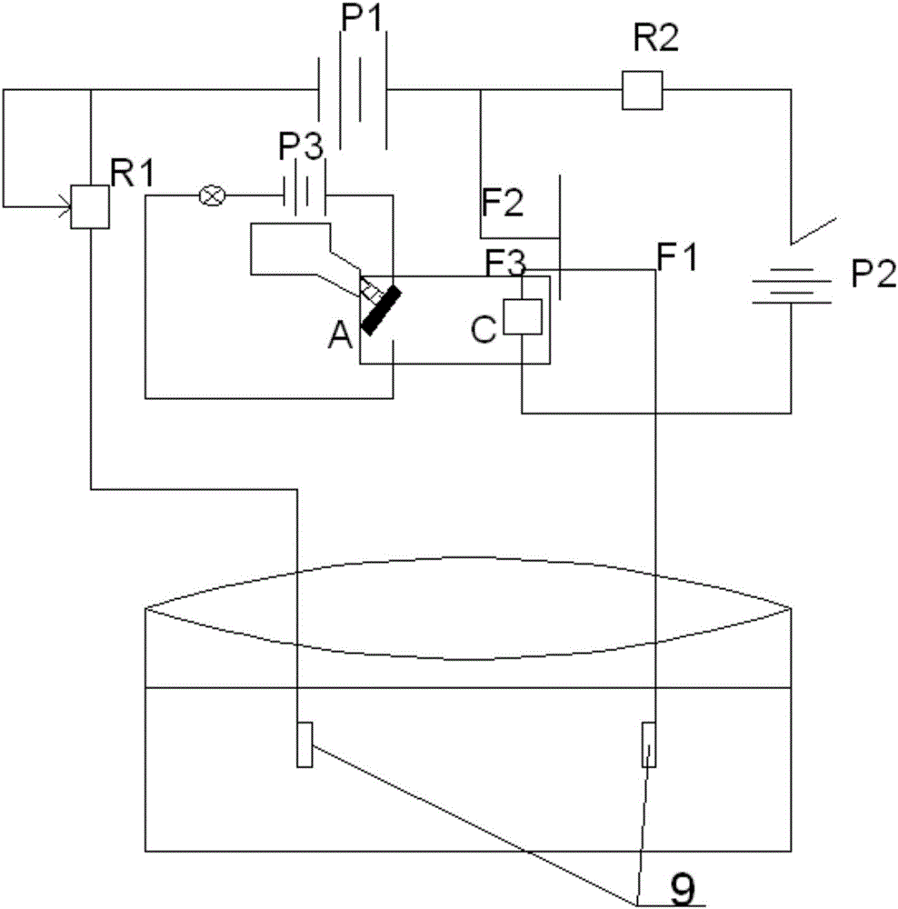 Automatic potted plant watering device