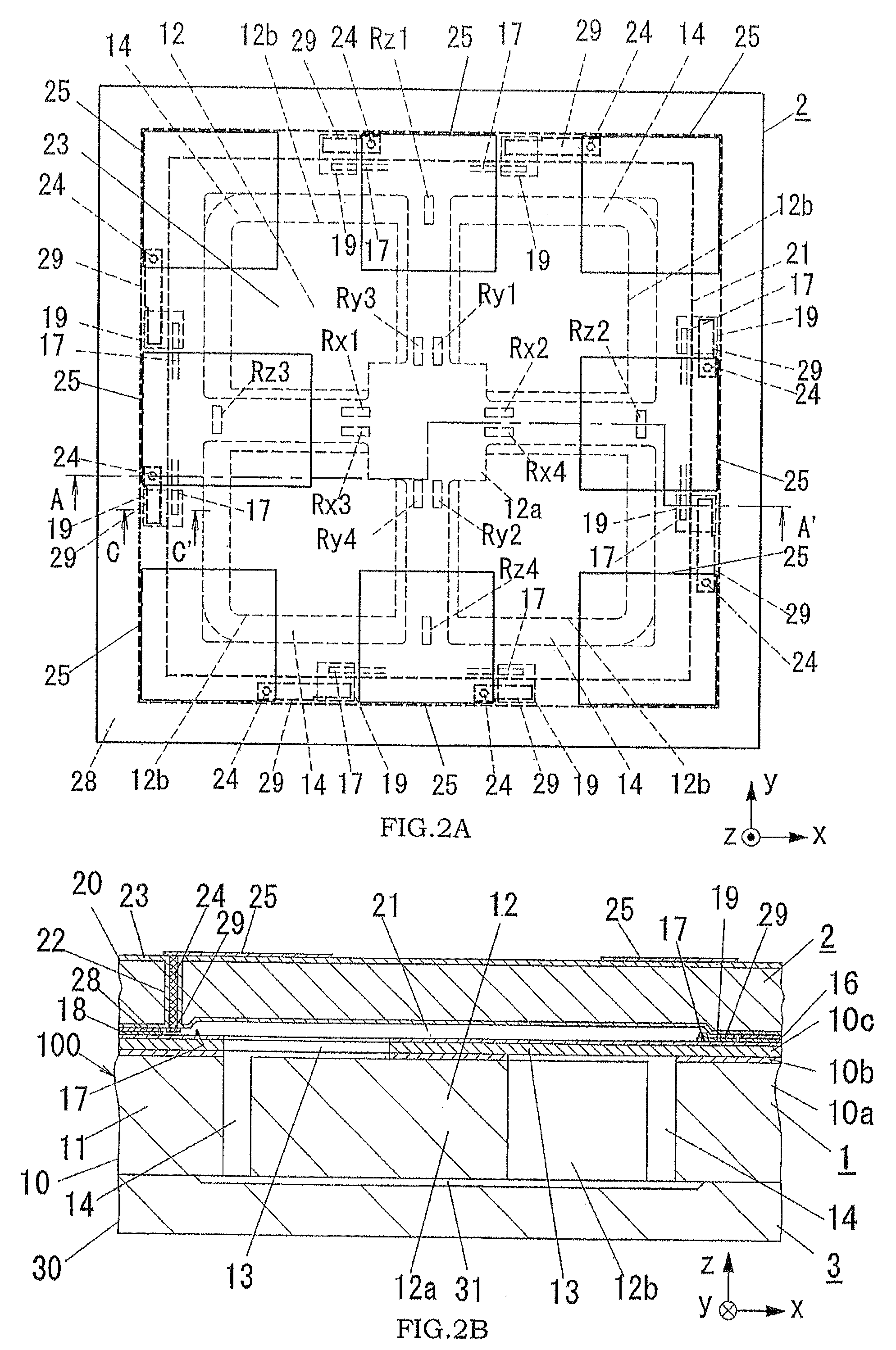 Sensor device and production method therefor