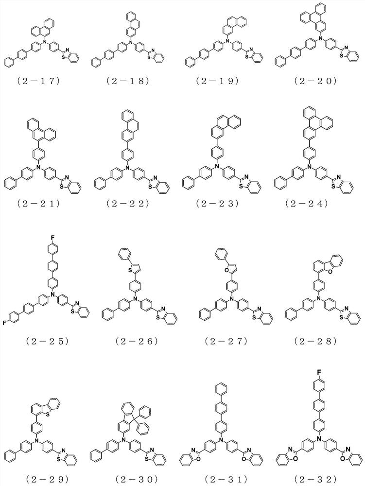 Arylamine compound having benzoazole ring structure, and organic electroluminescent element