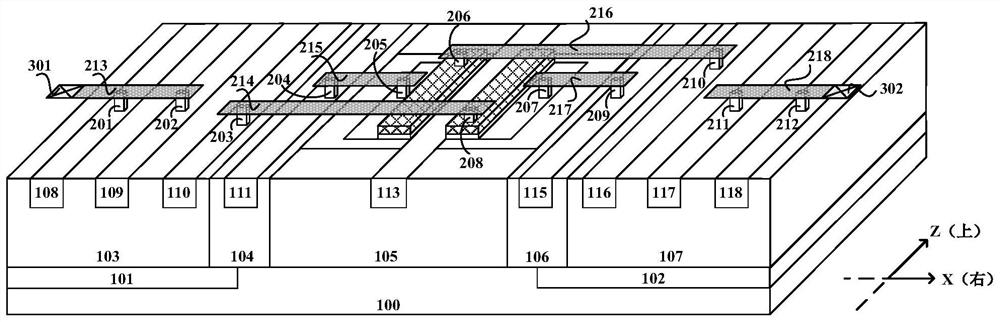 Quick-opening uniform-conduction bidirectional electrostatic surge protection IC