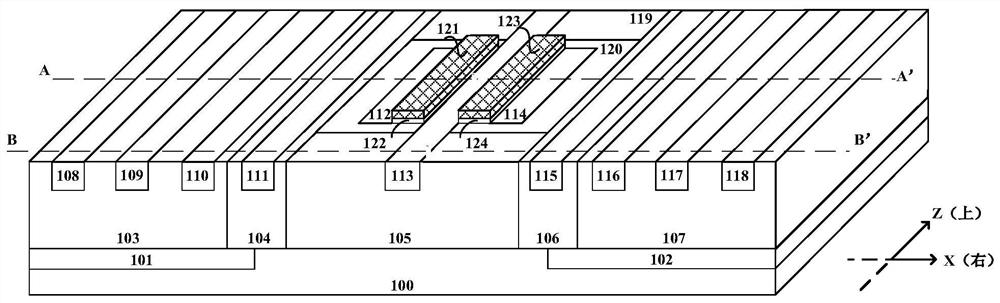 Quick-opening uniform-conduction bidirectional electrostatic surge protection IC