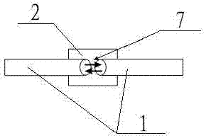 A kind of welding method of reinforcement melting tank side bar welding