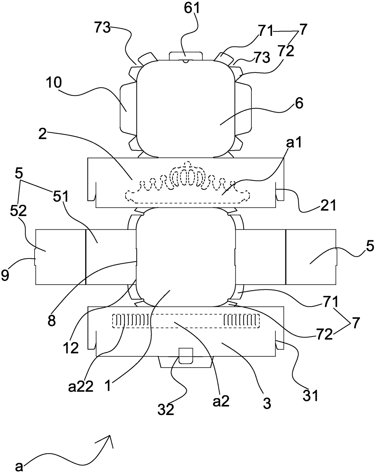 Cake box and manufacturing method thereof