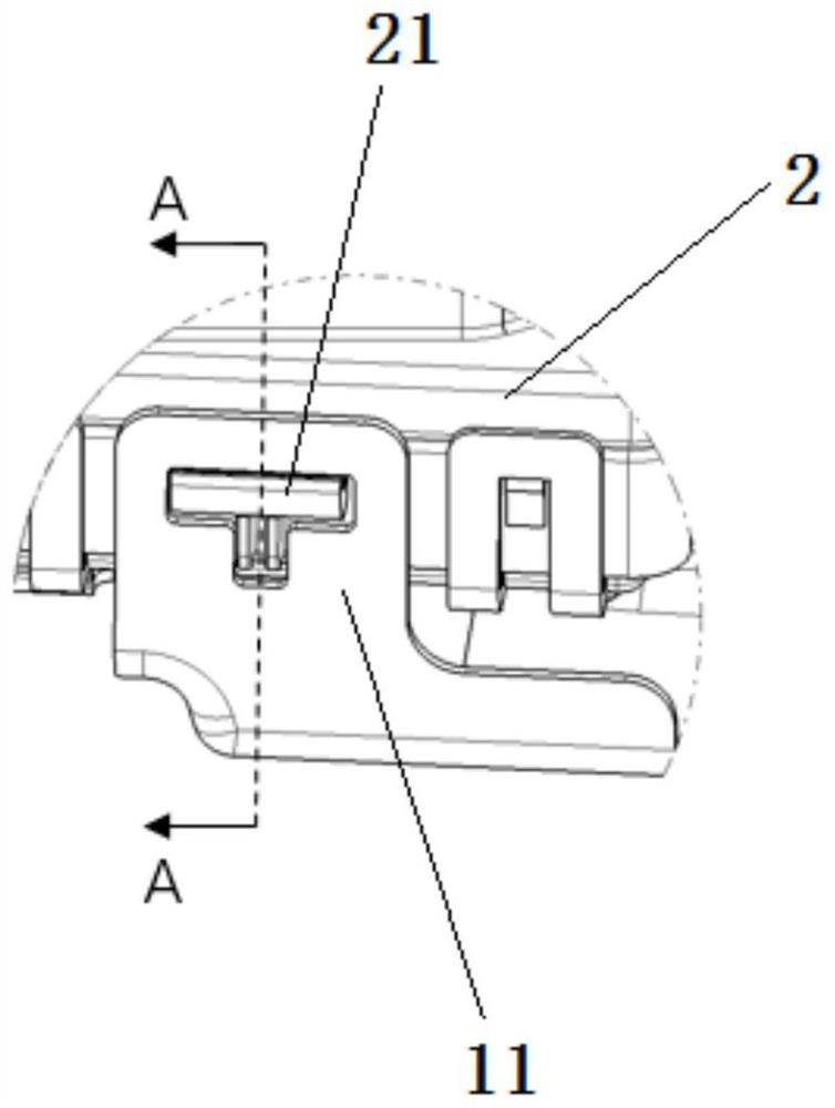 Mounting structure of vehicle body controller and support