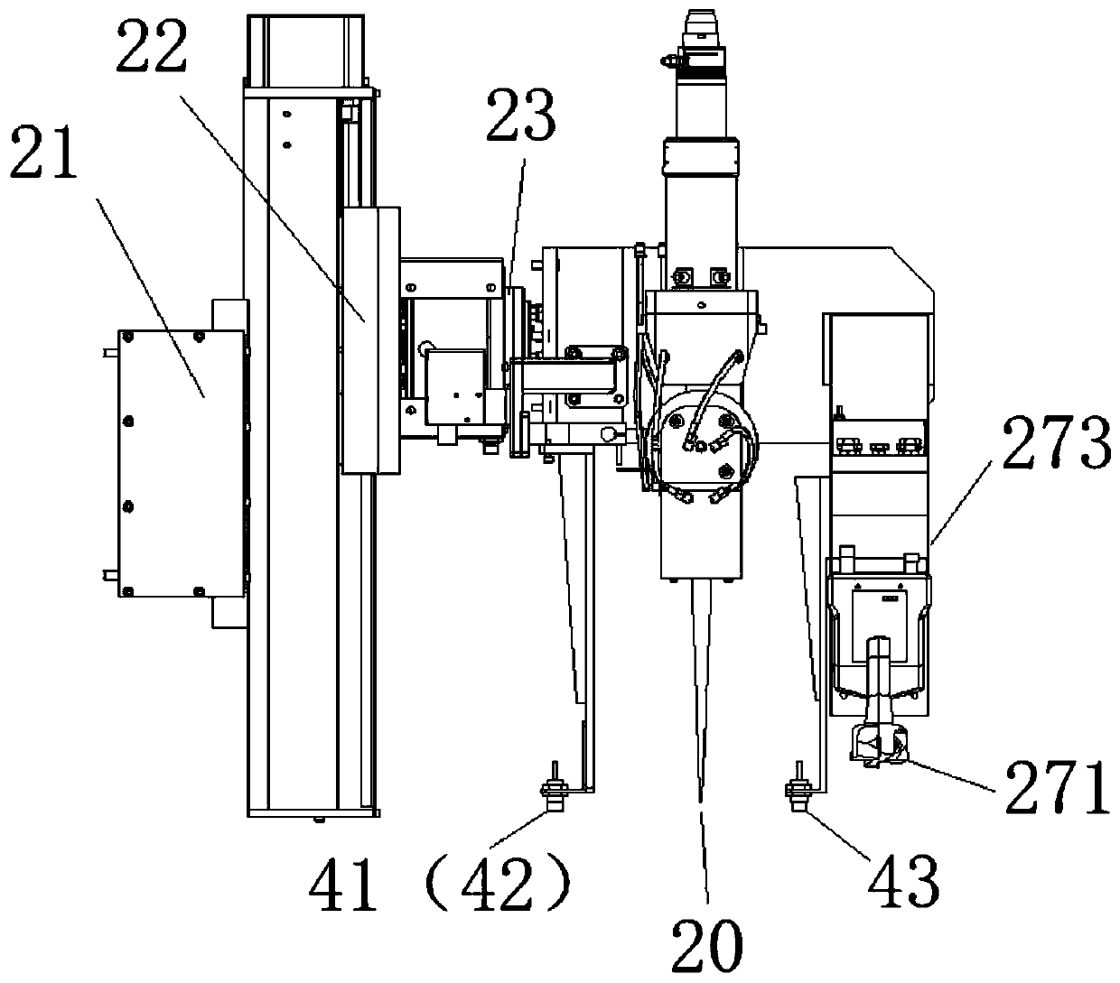 Device and method for repairing rails by adding and subtracting materials combined with laser cladding-machining