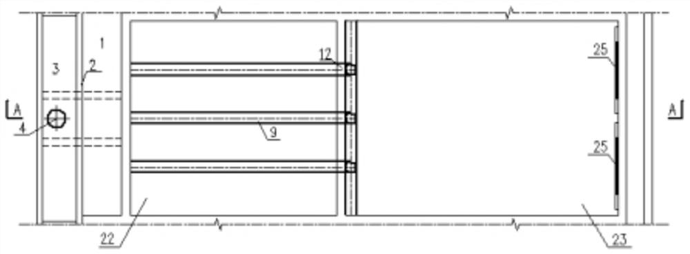 Carbon-sand double-spliced filter tank