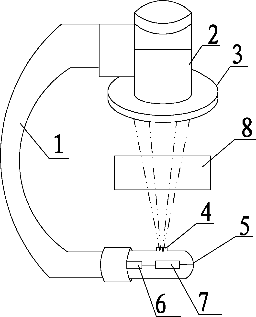 Anti-radiation device of X-ray inspection tester