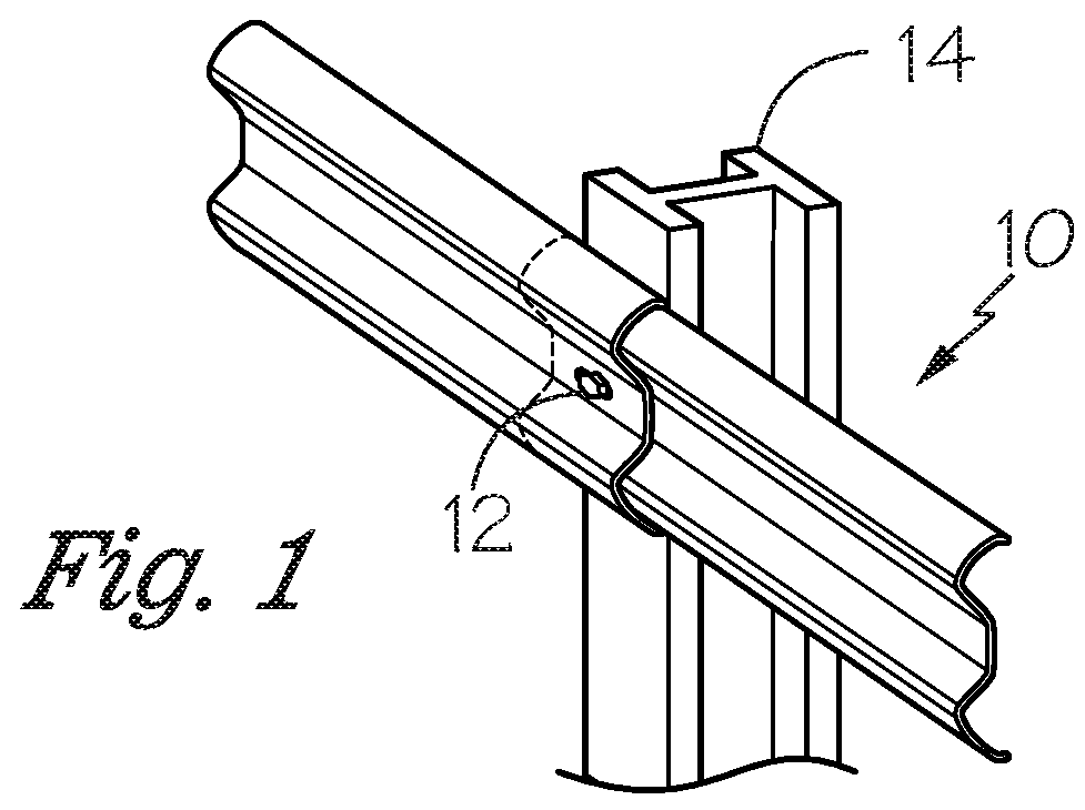 System and method of guard rail installation and alteration