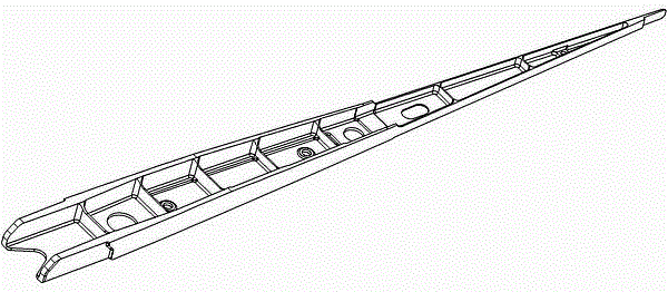 Die forging single-sided thin-walled structure beam part variation compensation machining method