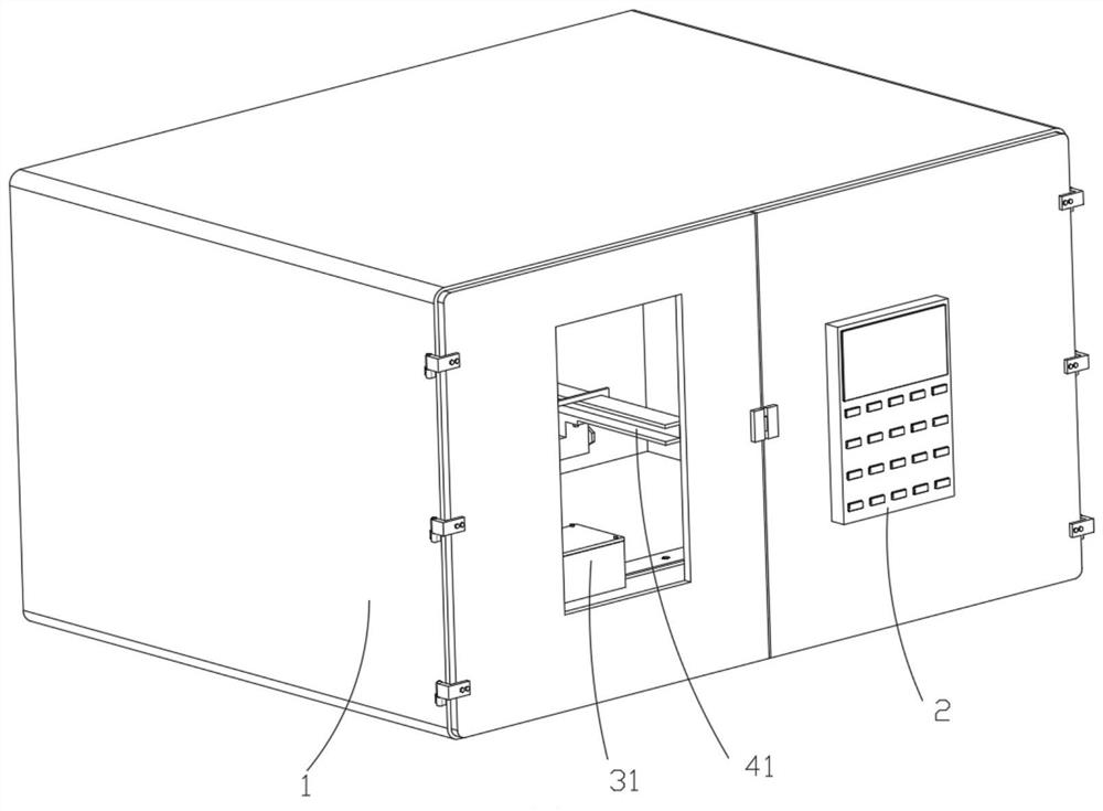 High-low voltage engineering electrical element test device and test method thereof