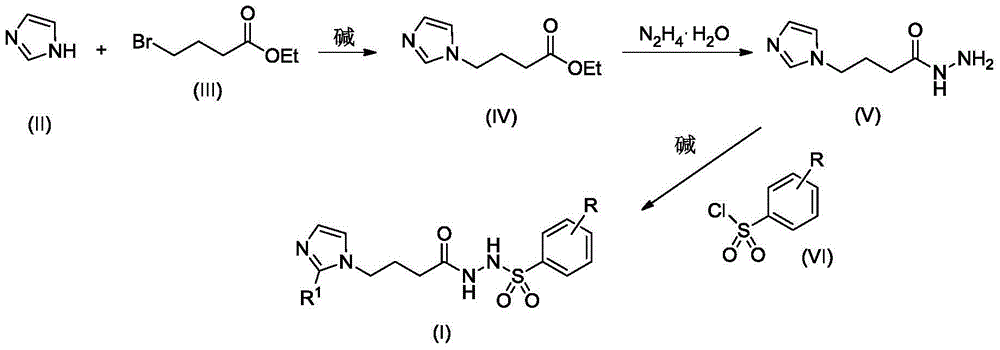 GPR119 hydrazide agonist, preparation method and use thereof