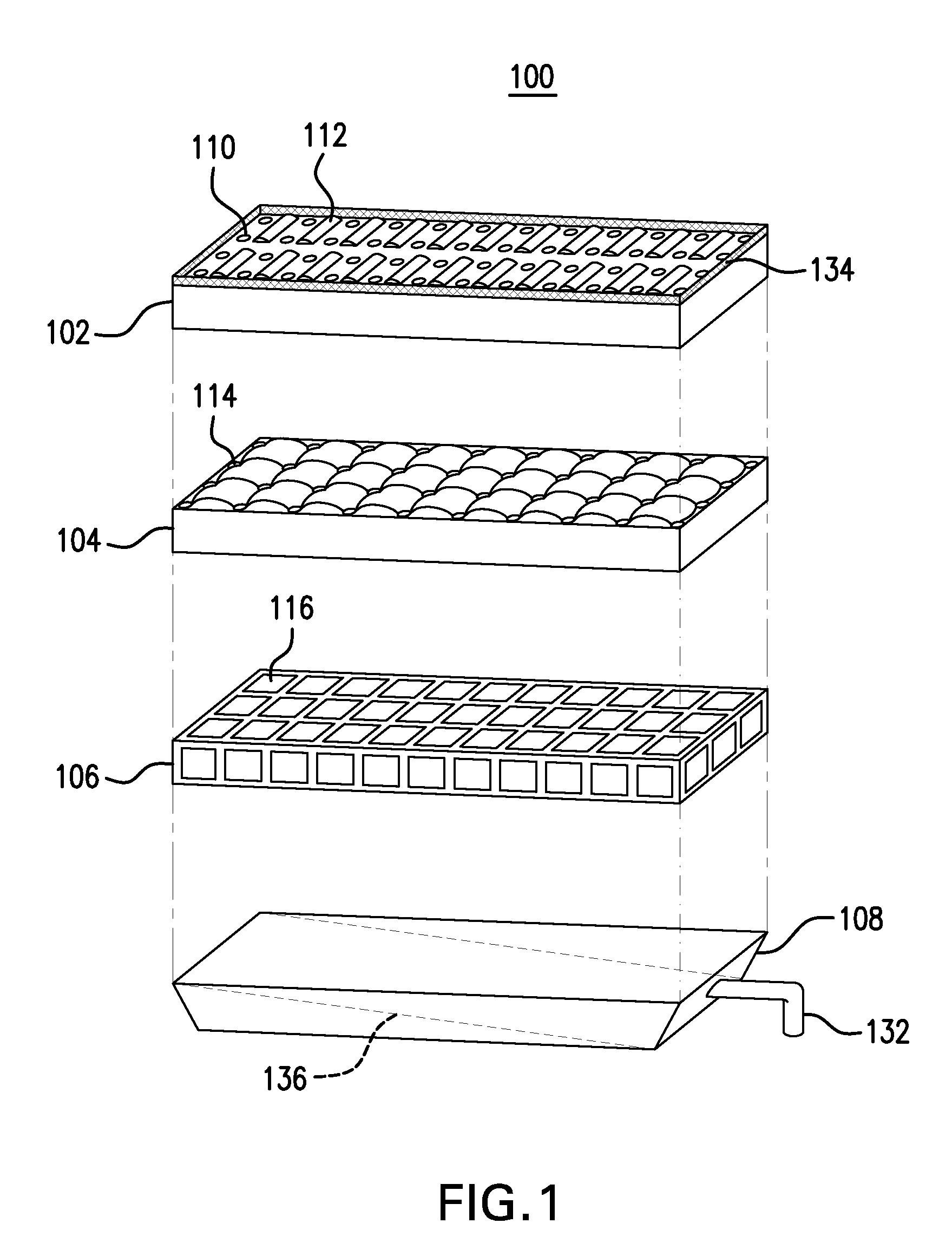 Integral fluid disposal apparatus and system