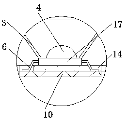 Substrate-free LED lamp